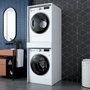 Hanah Home KD113 - 3856 Armario de Baño Blanco 66.6x189x65 cm